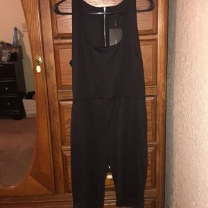 Black Fashion Nova Remedy For Everything Romper XL